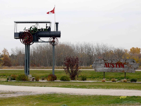 Austin Steam Tractor Monument