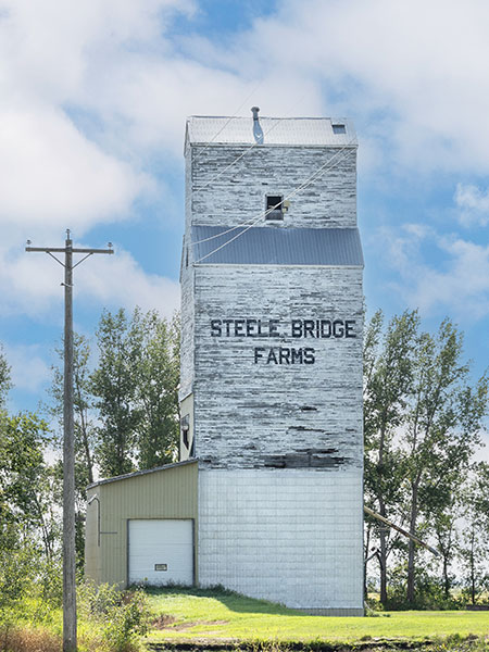 Former Federal grain elevator after being sold to private ownership