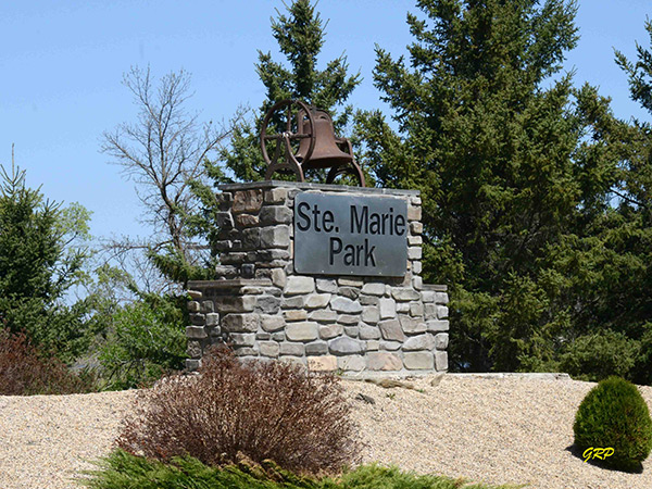 Ste. Marie Park monument
