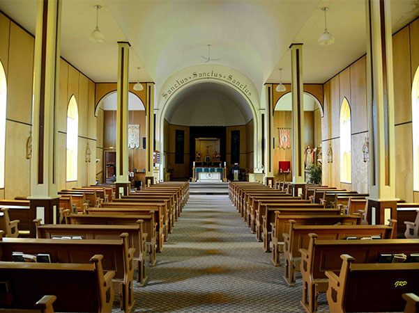Interior of St. Felix de Valois Roman Catholic Church