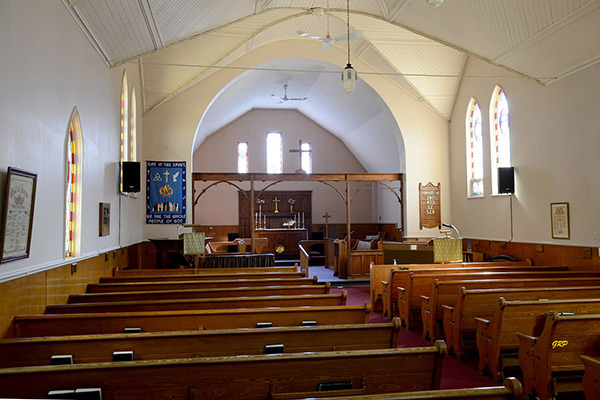 Interior of St. James Anglican Church at Neepawa