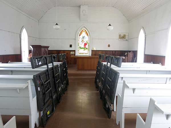 Interior of the St. James Anglican Church