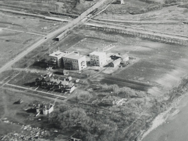 Aerial view of the St. Joseph's Orphanage