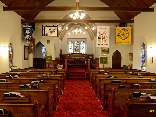 Interior of St. Matthew’s Anglican Church