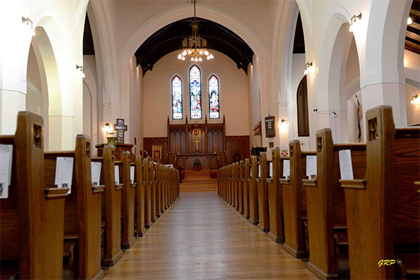 Interior of the St. Matthew’s Anglican Cathedral