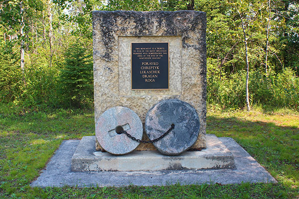 Pioneers commemorative monument in St. Michael’s Cemetery