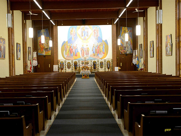 Interior of St. Michael’s Ukrainian Catholic Church at Winnipeg
