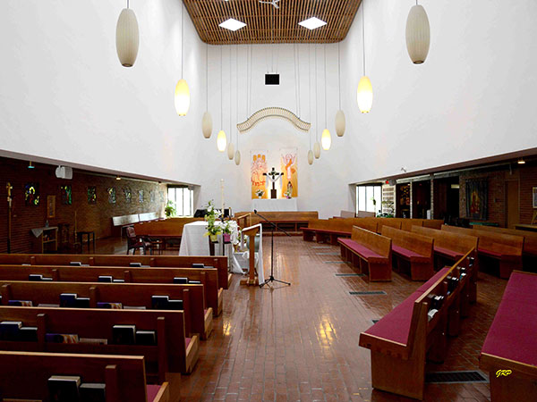 Interior of Christ the King Chapel