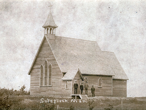 Postcard view of St. Stephen’s Anglican Church