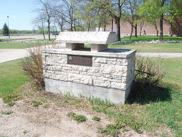 Centennial monument from Silver Heights Collegiate