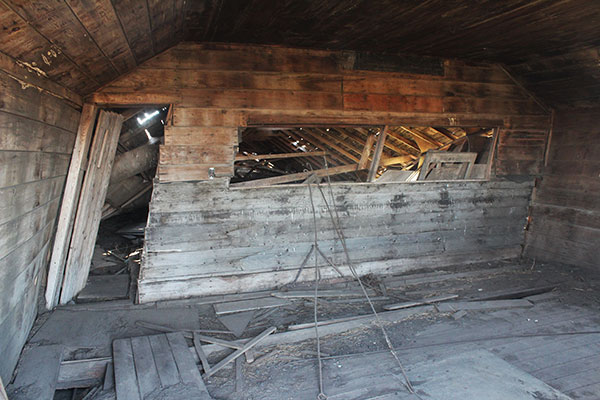 Interior of the former Summerville Curling Rink