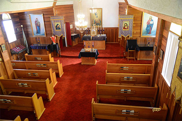 Interior of the Ascension of Our Lord Ukrainian Catholic Church