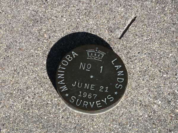 Survey Point in the Surveying for the Future Monument