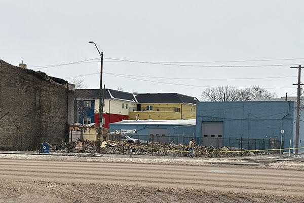 Remains of the Sutherland Hotel