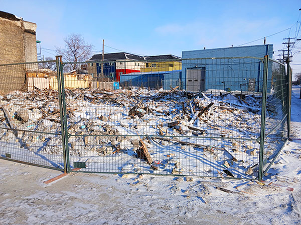 Remains of the Sutherland Hotel