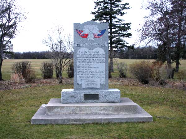 Ten Commandments commemorative monument