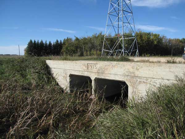 Concrete culvert bridge no. 951