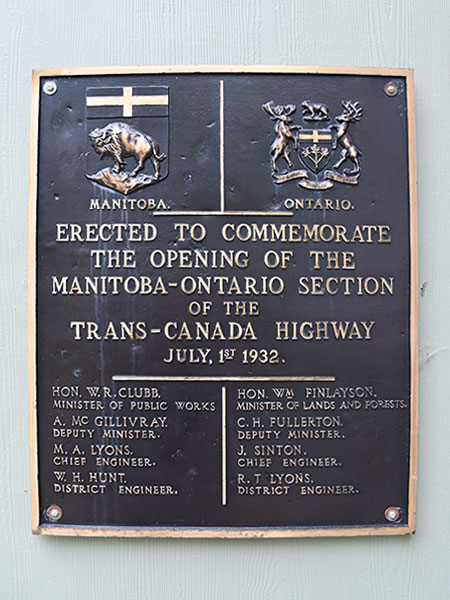 Trans-Canada Highway commemorative monument