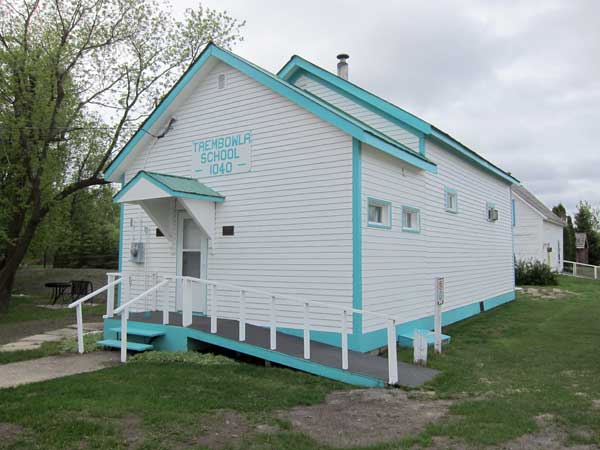 The former Riverbend School building, at the Trembowla Cross of Freedom Museum, that served as Trembowla School from 1960 to 1965