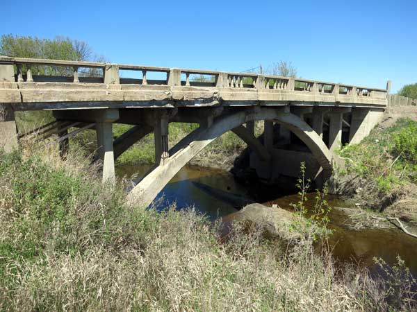 Concrete arch bridge no. 540 over Gopher Creek