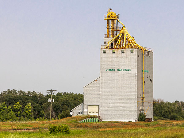 The former Manitoba Pool Elevator at Virden