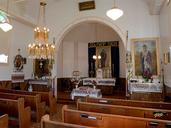 Interior of the Nativity of the Blessed Virgin Mary Ukrainian Catholic Church