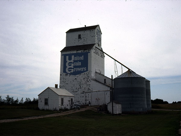 Former Manitoba Pool grain elevator, later known as UGG No. 2, at Vista