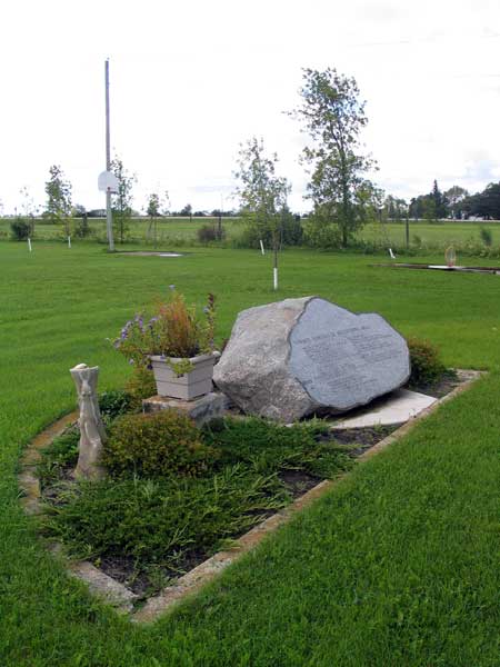 Westbourne area schools commemorative monument