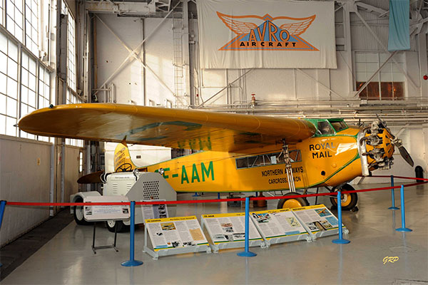 Exhibit in the Royal Aviation Museum of Western Canada at its former location
