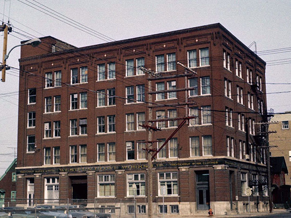 The former Western Glove Works building