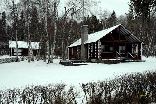 Office and service building at the Conservation Office Building at West Hawk Lake