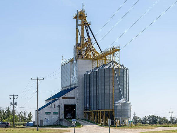 Former Manitoba Pool grain elevator at Westroc