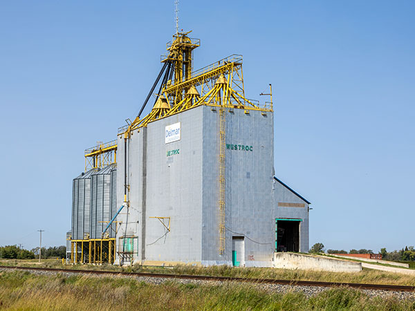 Former Manitoba Pool grain elevator at Westroc