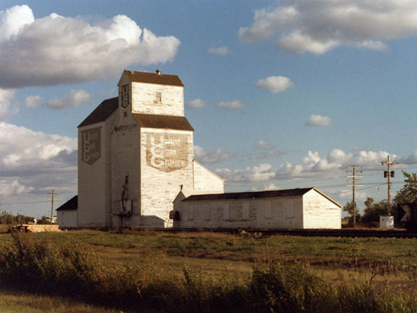 Former United Grain Growers grain elevator at Whitemouth