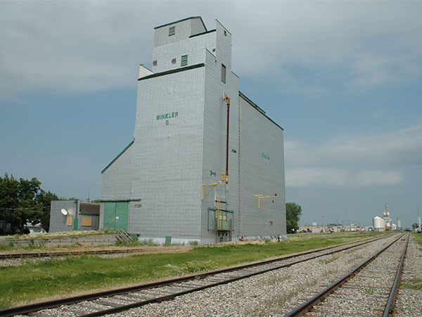 Former Agricore elevator at Winkler
