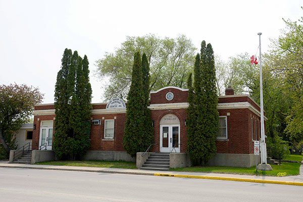Former Dominion Post Office Building at Winkler