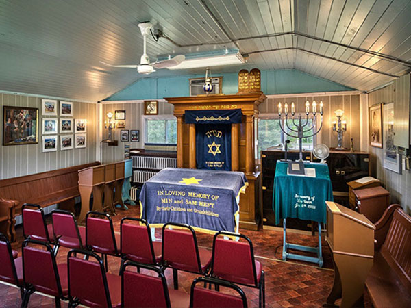 Interior of Winnipeg Beach Synagogue
