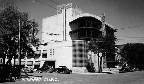 Postcard view of the Winnipeg Clinic