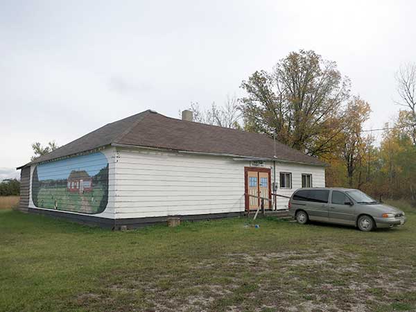The former Winnipeg Falls South School, later the River Hills Community Club