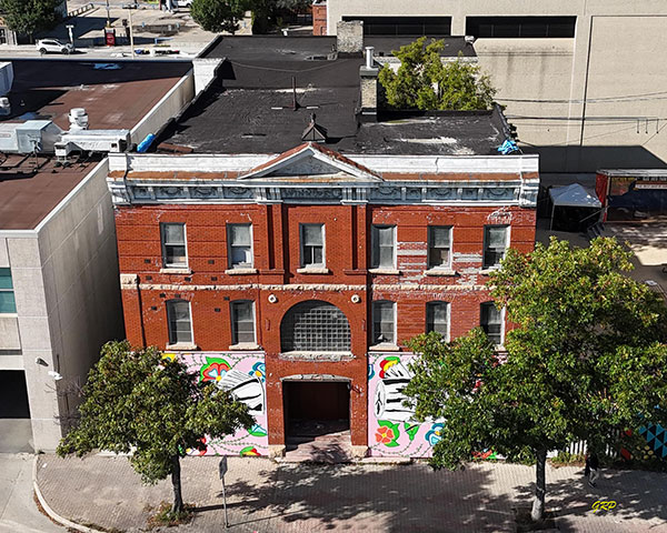 Aerial view of the Winnipeg Hotel