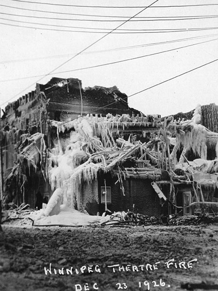 Winnipeg Theatre after fire