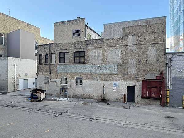 Rear of the Zellers Building