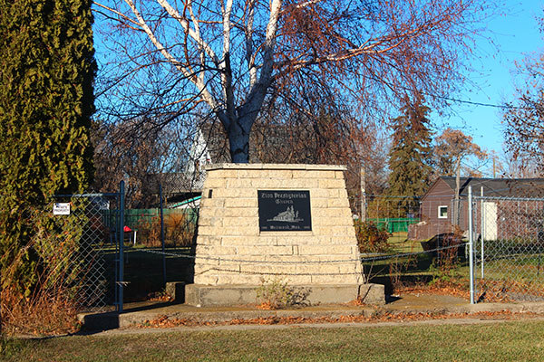 Zion Presbyterian Church commemorative monument