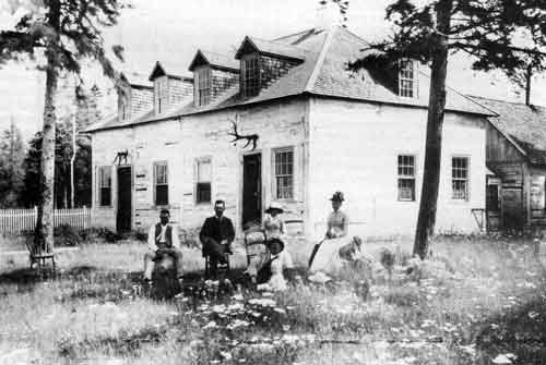 Hudson&rsquo;s Bay Company post, Grand Rapids, 1890.
