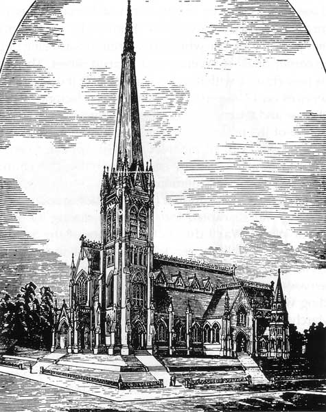Holy Trinity Anglican Church, circa 1884. Located at the corner of Donald Street and Graham Avenue, Holy Trinity Anglican Church, circa 1884. Located at the corner of Donald Street and Graham Avenue,
Holy Trinity is now a national historic site.