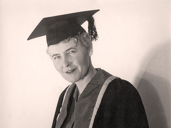 Dr. Elinor Frances Elizabeth Black (1905&ndash;1982) at the time of her 1951 appointment as Professor and Chair, Department of Obstetrics and Gynaecology.