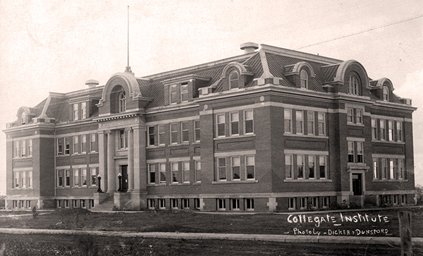 Saskatoon&rsquo;s Nutana Collegiate was known as the Saskatoon Collegiate Institute until 1923.
