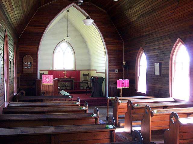 Interior of the St. John the Divine Anglican Church