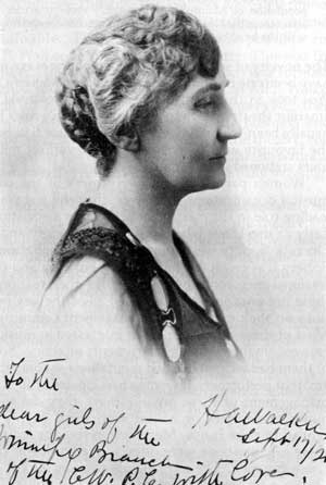 Harriet A. Walker, 1921