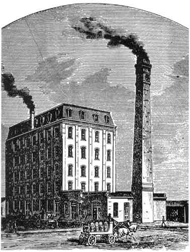 Ogilvie Flour Mill, Winnipeg, circa 1884.